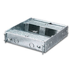 Omnibox® Series Single Gang Shallow Steel Floor Box, Concrete Floor Boxes, Floor Boxes