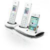 iCreation DECT 6.0 Bluetooth Phone with iPhone Dock with Two Handsets, White