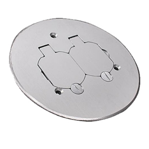 Legrand - Wiremold Brass or Brushed Aluminum Duplex Cover Plate