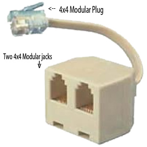 4C4P Handset Modular Plug 