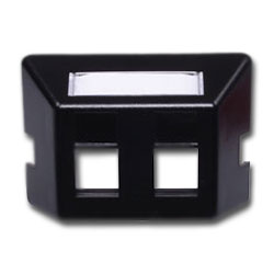 Hubbell Infin-e-Station Furniture Plate - 2 Port