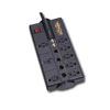 8 AC Outlet/Ethernet (RJ45)/Coax/ Fax-Modem - Surge, Spike, and Line Noise Suppressor