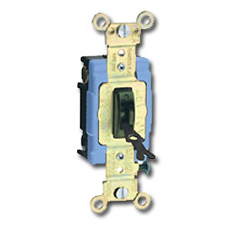 Leviton Toggle Locking Single-Pole AC Quiet Switch - 15 Amp