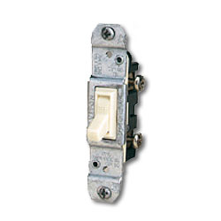 Leviton Quickwire and Side Wired Framed Single-Pole, Less Ears with Grounding Screw
