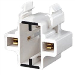 Leviton 10mm Compact Fluorescent Lampholder for GX23 and GX23-2 Lamp Bases