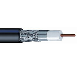 Commscope 18 AWG Solid Bare Copper RG-6 Coaxial Cable, 1000'