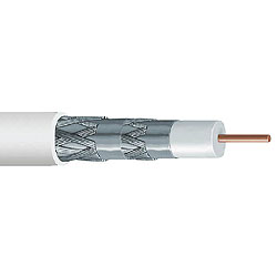 Commscope 18 AWG Solid Bare Copper RG6 Quad Shield Coaxial Cable