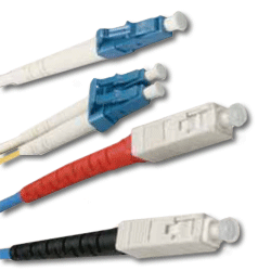 Allen Tel Duplex LC to SC Fiber Optic Cable