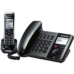 Panasonic SIP IP Expandable Cordless Phone System with Corded Handset Base Station