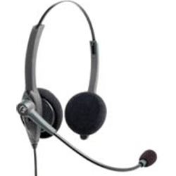 VXI Passport 21V-DC Single-Wire Binaural Headset with QD1026V Direct Connection to IP Phones