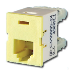 Legrand - Ortronics TracJack Module, Light Yellow