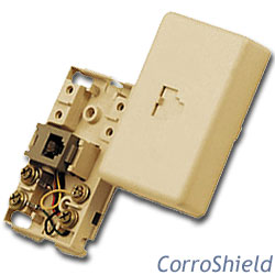 Suttle CorroShield 4 Conductor Surface Mount Baseboard Jack Assembly