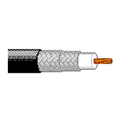 Belden 22 AWG Bare Compacted Copper Coaxial Cable, 1000'