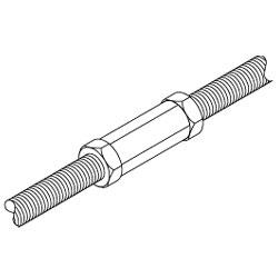 Chatsworth Products Threaded Rod Coupling Kit