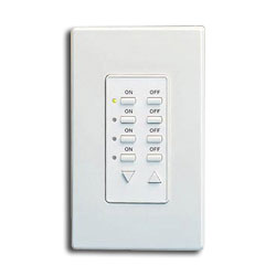 Leviton Decora Home Controls (DHC) Four Address Dimming Wall Switch Controller (Green Line)