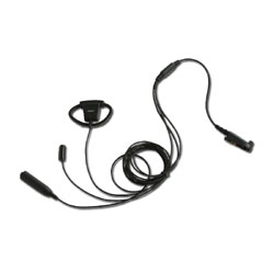 Impact Radio Accessories Platinum Series 3-Wire Surveillance Kit with D-Shaped Ear Hanger