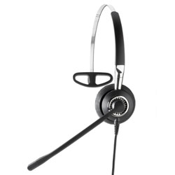 Jabra BIZ 2420 Mono Headband Noise Canceling Quick Disconnect STD Corded Headset
