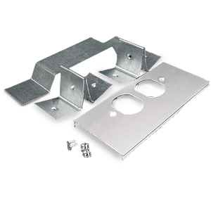 Legrand - Wiremold AL3300 Series Offset Duplex Receptacle Cover Plate (For Divided Raceway)