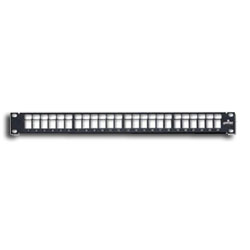 Leviton QuickPort Mulitmedia Patch Panel with Cable Management Bar