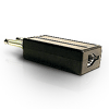 Plug Prong to Modular (PJ327) Adapter