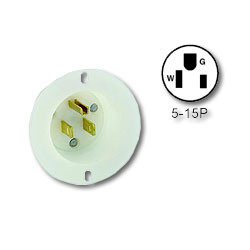 Leviton Flanged Inlet Receptacle
