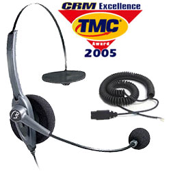 VXI Passport 10V Monaural Noise-Canceling Headset with Cable