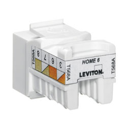 Leviton HOME Category 6 QuickPort Snap-in Connector