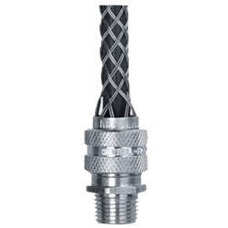 Hubbell Aluminum Connector with Stainless Steel Mesh with 3/4