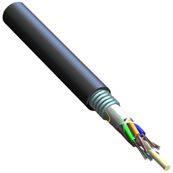 Corning ALTOS Lite Loose Tube, Gel-Free, Single-Jacket, Single-Armored Cable, 72 F, Single-mode (OS2)
