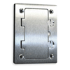 Omnibox Aluminum Rectangular Duplex Cover Plate
