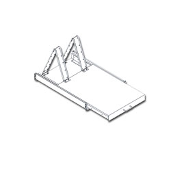 Southwest Data Products Single Tower Roll-Out Shelf