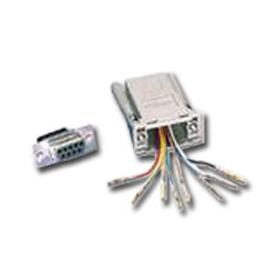 Siemon DB09 to 8-Position, 8-Conductor Modular RS232 Kit