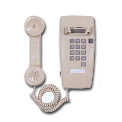 Allen Tel Mini Wall Phone with Amplified Handset and Pulse Dial