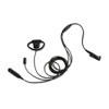 Platinum Series 3-Wire Surveillance Kit with D-Shaped Ear Hanger