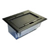4-Gang Deep Raised Access Floor Box and Plastic Cover Assembly