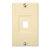 1-Port Recessed Telephone Wall Plate