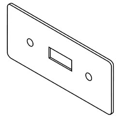 Legrand - Wiremold 5507 Series Switch Faceplate