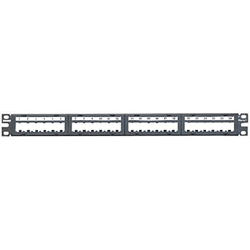 Panduit Mini-Com M6 Modular Faceplate Patch Panels with Four Snap-in Faceplates