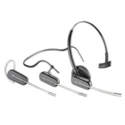Plantronics Savi W745 Convertible Wireless Headset System with Unlimited Talk Time Kit (Standard)