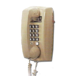 Cortelco 2554 Series Fully Modular Wall Phone with Flash and Message Waiting