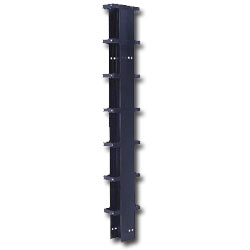 Southwest Data Products Double Vertical Rack Cabling Section