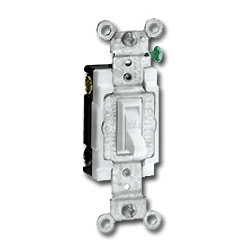 Leviton Double-Pole, Framed Toggle Side Wired Quiet Switch