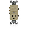 Leviton 3-Way Switch/Receptacle (Non-Grounding Switch)