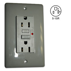 Hubbell Circuit Guard LED GFCI Receptacle