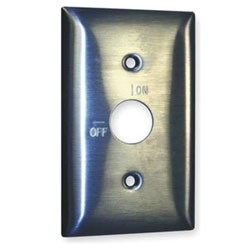Hubbell Switch Stainless Steel Wall Plate
