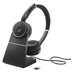 Jabra Evolve 75 Stereo MS with Charging Stand