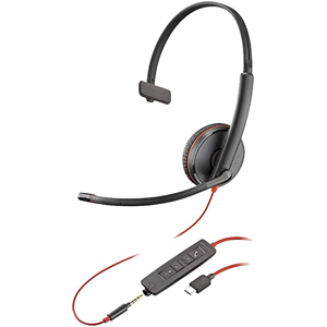 Blackwire C3215 Monaural Headset USB-C