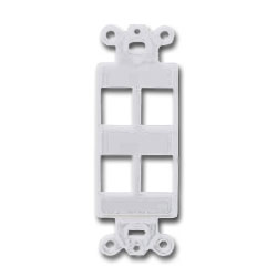 Hubbell ISF StyleLine Outlet Frame - 4 Ports