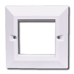 Hubbell Single-Gang Beveled Edge Continental Frame