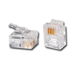 Siemon 6-Position Modular Plug with 4 Contacts